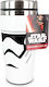 Paladone Star Wars-Stormtrooper Travel Mug Glass Thermos Stainless Steel 450ml White