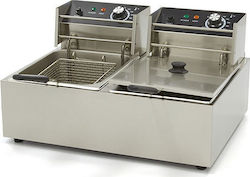 Lappas Fryer Electric Double 5kW Capacity 2x6lt 57x41.6x31.5cm