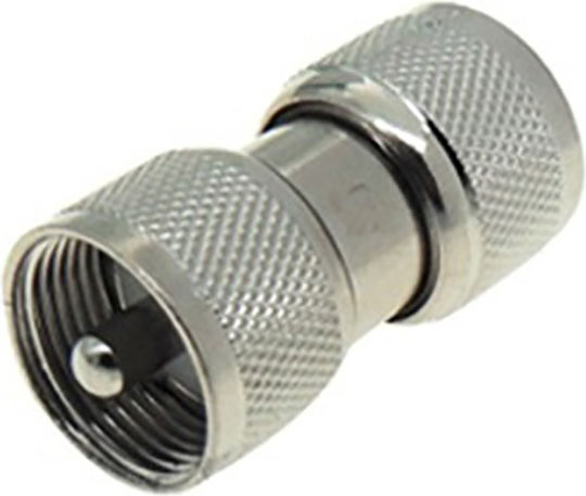 JKG Konverter UHF männlich zu UHF weiblich Silber 10Stück 01.101.0059