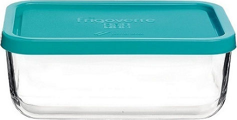 Bormioli Rocco Microwave Glass Lunch Box Classic Frigoverre Blue 150ml