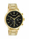 Oozoo Timepieces Men's Watch 42mm Chronograph Battery Gold