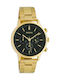Oozoo Timepieces Women's Watch Chronograph with Gold Metal Bracelet