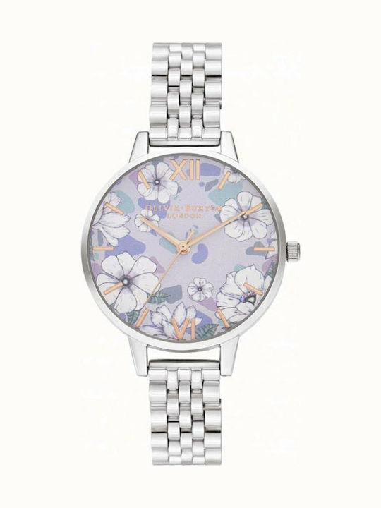 Olivia Burton Groovy Blooms Watch with Battery Mechanism