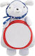 Kikka Boo Ζωάκι Plush Mirror Love Rome Girl από Ύφασμα για Νεογέννητα
