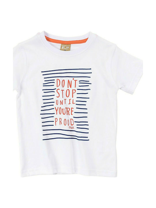 Funky Kids T-shirt White