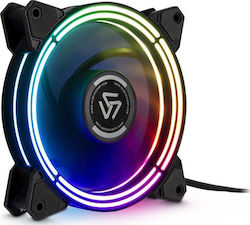 Alseye Halo 3.0 Ventilator Carcasă 120mm cu Iluminare RGB și Conexiune 4-Pin PWM 1buc