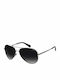 Polaroid Sonnenbrillen mit Silber Rahmen und Schwarz Verlaufsfarbe Polarisiert Linse PLD 6012/N/NEW 6LB/WJ