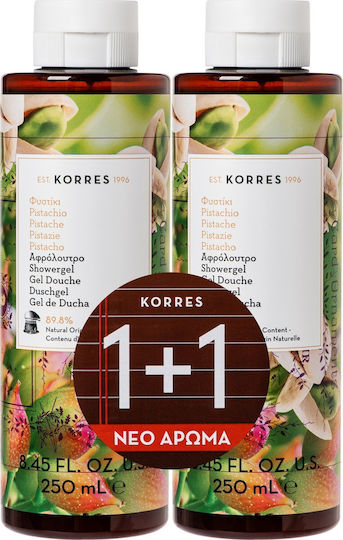 Korres Pistachio Пяна за вана в гел форма (2x250мл) 500мл