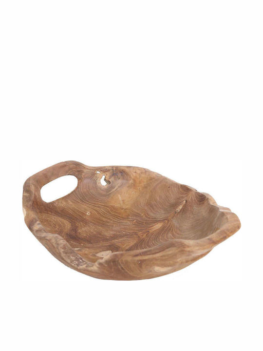 Soulworks Wooden Decorative Bowl Pan 30x30x10cm