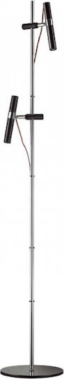 Rendl Light Studio Viper FL Vintage LED Floor Lamp H151xW26cm. with Warm White Light Black