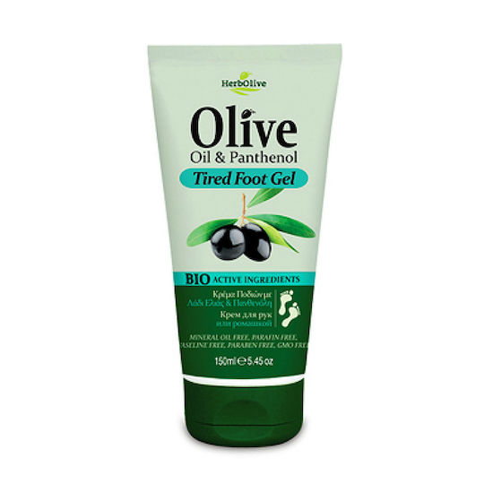 Madis Herbolive Olive Oil & Panthenol Ενυδατικό Gel Ποδιών 150ml