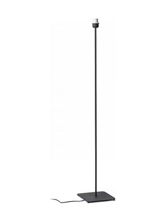 Rendl Light Studio Cortina Floor Base Lampă de podea Î137xL23cm. cu Soclu pentru Bec E27 Negru