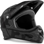 Bluegrass Intox Volles Gesicht Fahrradhelm Abfahrtslauf Black Camo Matt