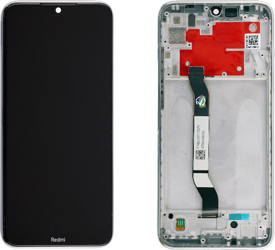 Xiaomi Екран със Сензорен Механизъм и Рамка за Redmi Note 8T (Бял)