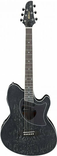 Ibanez Semi-Acoustic Guitar TCM50-GBO Cutaway Black