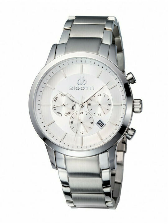 Bigotti Milano Watch Battery with Metal Bracelet