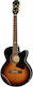 Epiphone Semi-Acoustic Guitar EJ-200 Coupe VS Cutaway Sunburst