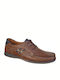 Boxer Men's Leather Moccasins Tabac Brown