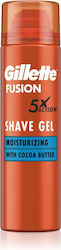 Gillette Fusion 5 Gel Ξυρίσματος με Cocoa Butte...