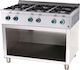 Sergas FC6S7 (with Cabinet) Natural Gas Cooktop Sextuple 48kW 120x75x85cm