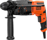 Black & Decker Impact Demolition Hammer Electric 650W with Chuck SDS Plus