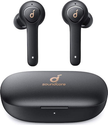 Soundcore by Anker Life P2 In ear Bluetooth хендсфри Слушалки с Устойчивост на Пот и Кутийка за Зареждане Черен