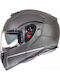 MT Atom Sv Transcend Titanium Matt Каска за мотор Flip-Up ECE 22.05 1650 гр със Sunvisor