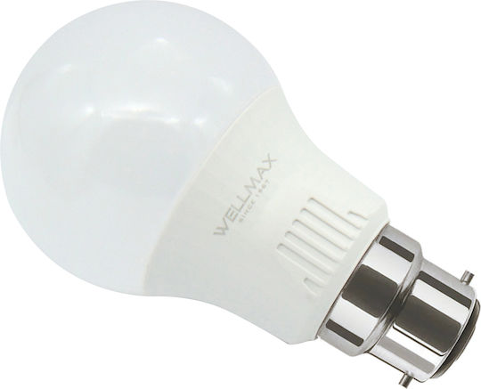 Wellmax LED Bulb 11W for Socket B22 and Shape A60 Natural White 1050lm