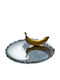 Alessi Dressed Mirror Неръждаем Кръгъл Поднос за сервиране в Сребрист Цвят MW07 1бр