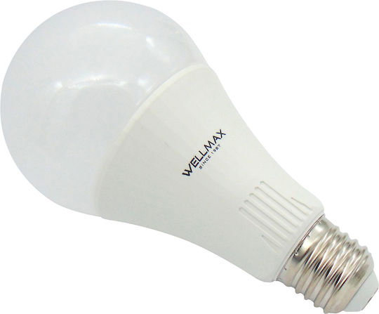 Wellmax LED Bulb 23W for Socket E27 and Shape A80 Cool White 2000lm