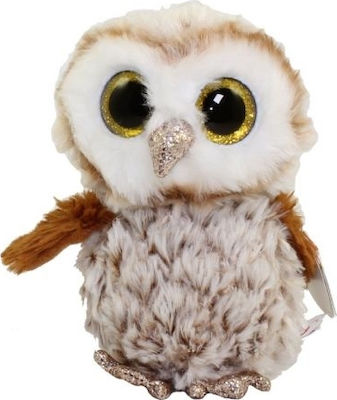 TY Plush Beanie Boos Percy The Brown Owl for 3+ Years 15 cm