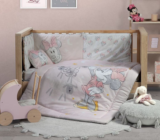 Nef-Nef Homeware Minnie's Dreams Bettumrandungen Klassisch Innerhalb Rosa 40x187cm