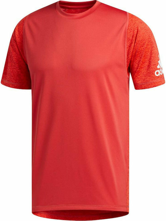 Adidas Herren T-Shirt Kurzarm Rot