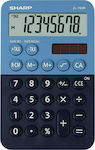Sharp EL-760RB Taschenrechner Herrenuhren 8 Ziffern in Blau Farbe