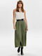 Venedig High-waisted Maxi Skirt Green