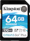 Kingston Canvas Go! Plus SDXC 64GB Class 10 U3 V30 UHS-I