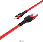 Hoco X34 Surpass Flat USB-A to Lightning Cable Red 1m (HC-X34LR)