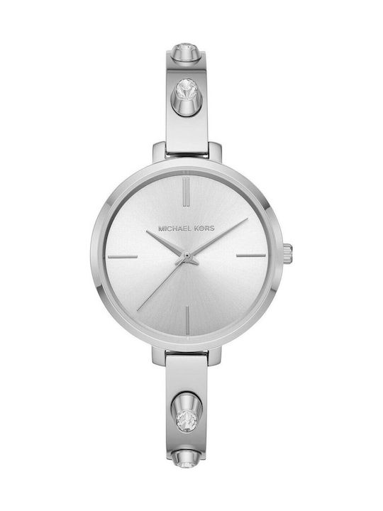 Michael Kors Jaryn Uhr mit Silber Metallarmband