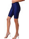 Amaryllis Matte Everyday Women's Bike Leggings Matte Dark Blue