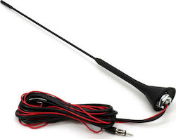 AMiO Car Antenna Roof Threaded for Radio with Amplifier