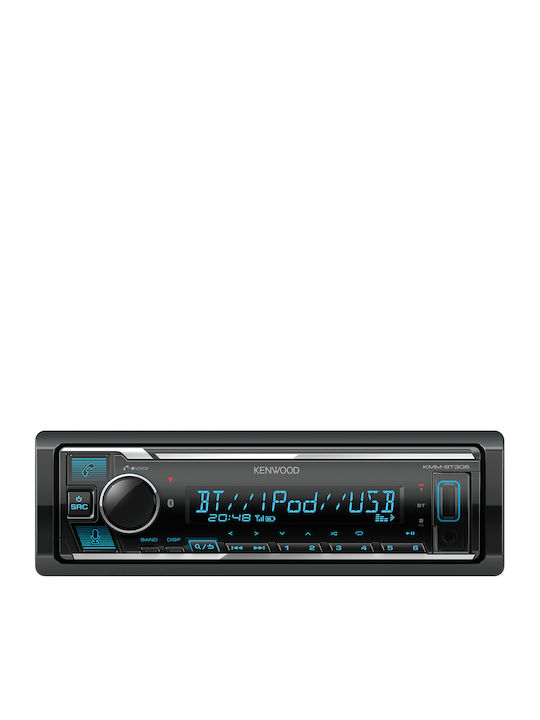 Kenwood KMM-BT306 Ηχοσύστημα Αυτοκινήτου Universal 1DIN (Bluetooth/USB/AUX) με Αποσπώμενη Πρόσοψη