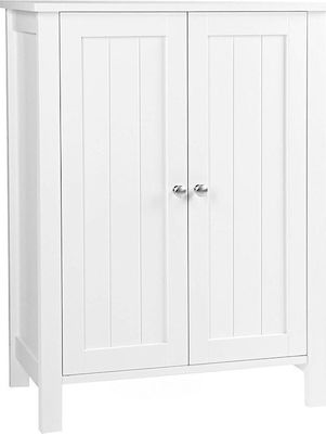 Vasagle Ντουλάπι Μπάνιου Bathroom Cabinet L60xD30xH80cm White