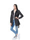 Valerie Women's Black Trench Coat