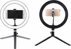 R2451757 Ring Light 26cm 2500 - 4500K cu Tabletop Trepiadă și Suport pentru Mobil