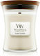 WoodWick Scented Candle Island Coconut Jar with Scent Island Coconut White 275gr 1pcs