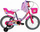 Style Princess 16" Παιδικό Ποδήλατo BMX Ροζ