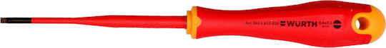 Wurth Zebra Electrician VDE Screwdriver Straight Size 3.5x100mm