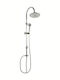 Gloria America Brio Duschsäule ohne Armatur 100cm Silber