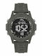 Guess Digital Men's Watch 48mm Battery with Green Rubber Strap