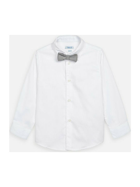 Mayoral Kids One Color Shirt White